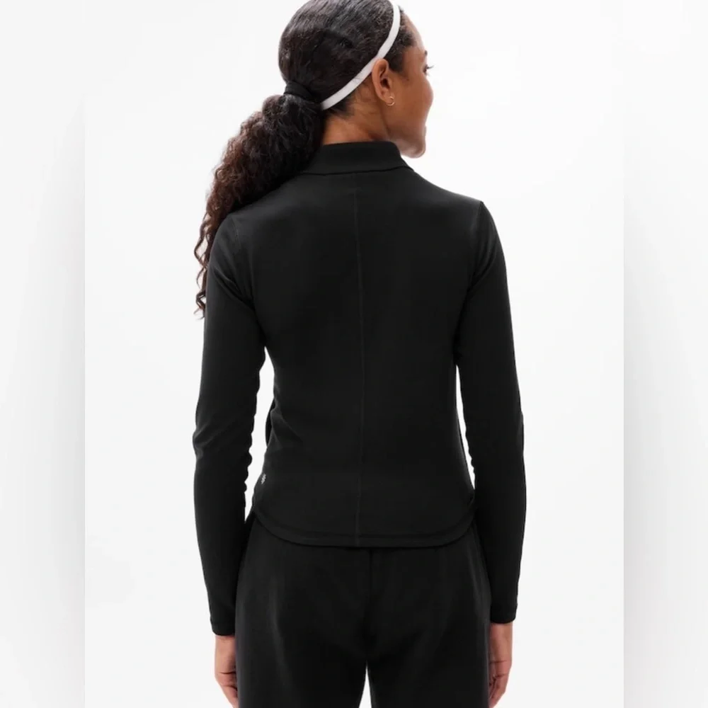 NWT Athleta Girl Chit Chat Black Jacket Sz 14.